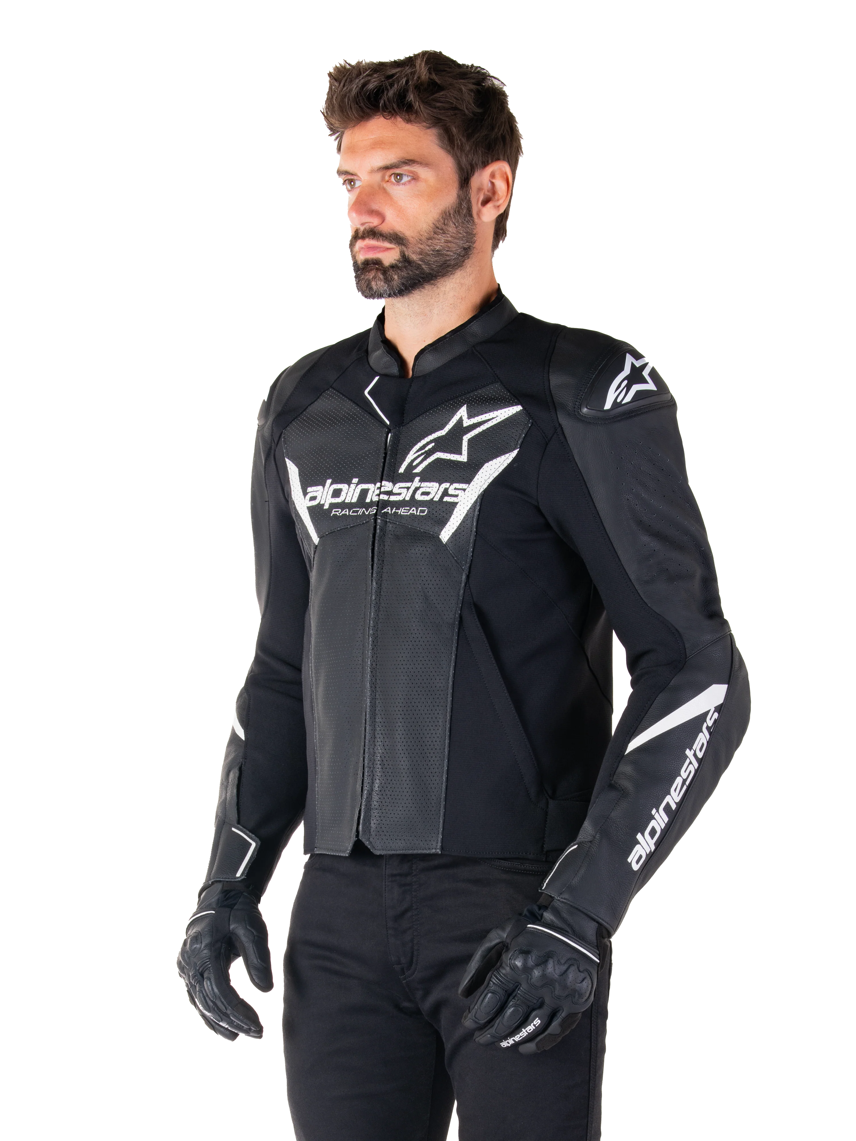 Chaqueta Moto Alpinestars Faster V3 Airflow Cuero