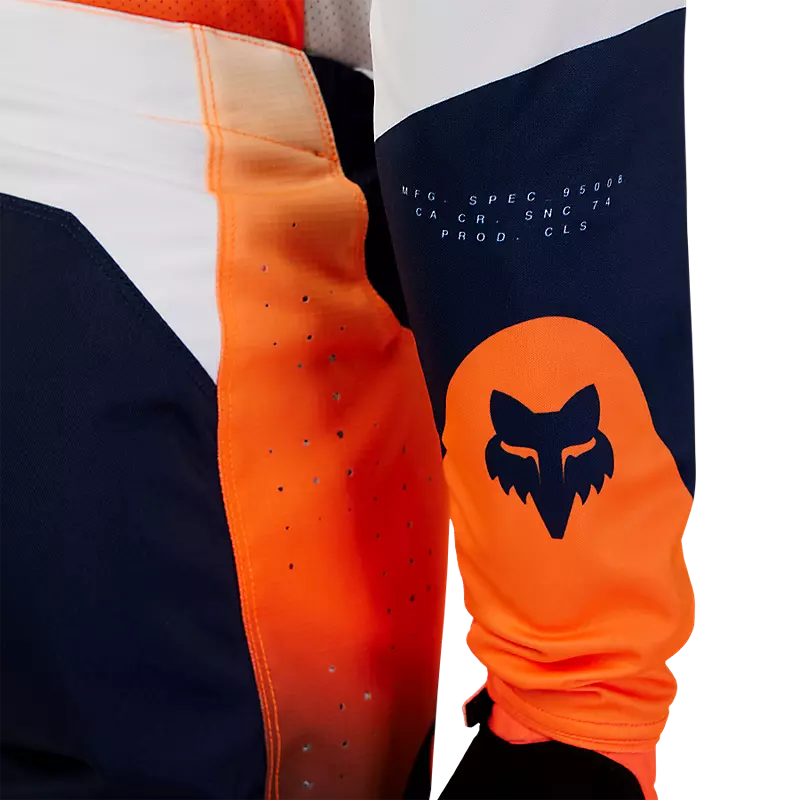 FOX Polera Moto 360 Revise Azul Marino/Naranjo - Rideshop