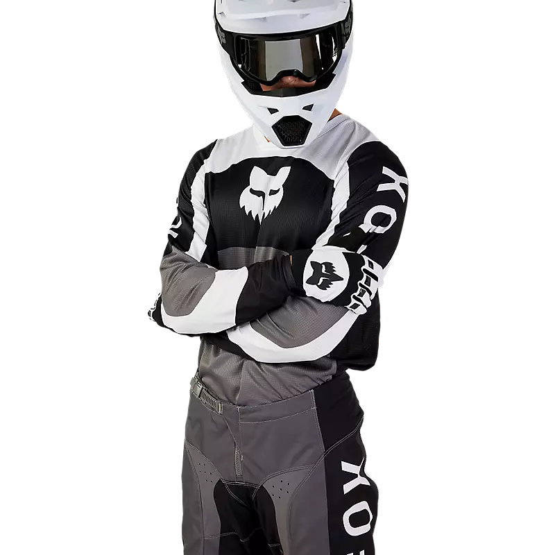 FOX Polera Moto 180 Nitro Negro/Gris Claro - Rideshop
