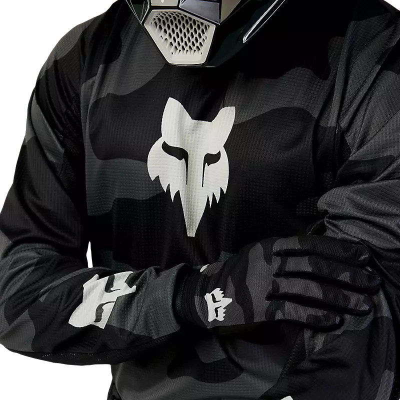 FOX Polera Moto 180 Bnkr Camo Negro - Rideshop