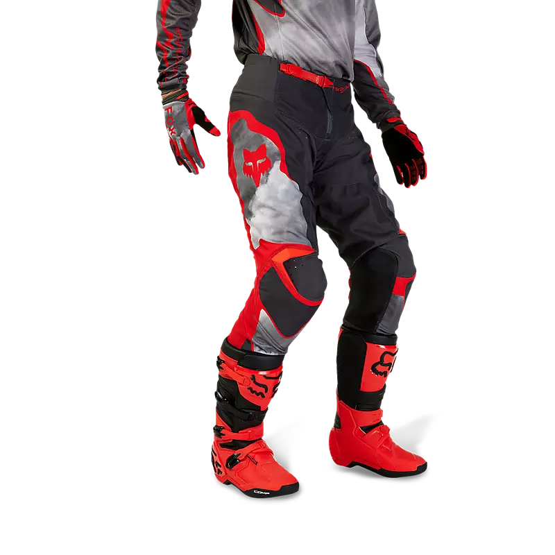 FOX Pantalon Moto 180 Atlas Gris/Rojo - Rideshop