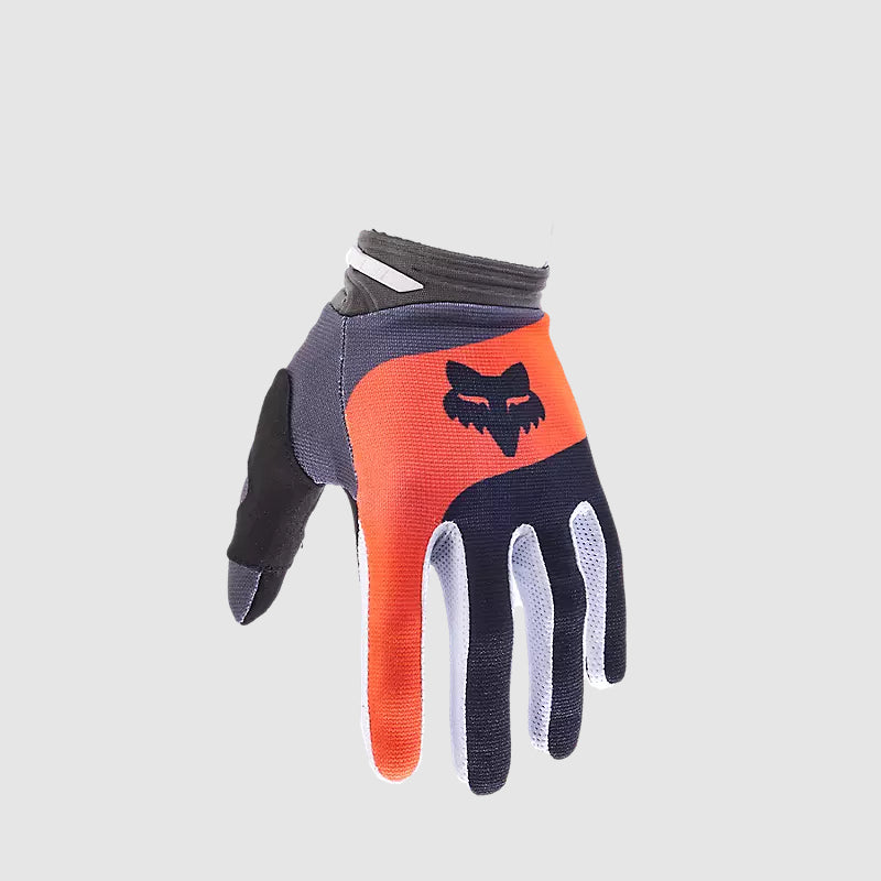 Guantes Moto 180 Ballast Negro/Naranjo Fox - Rideshop