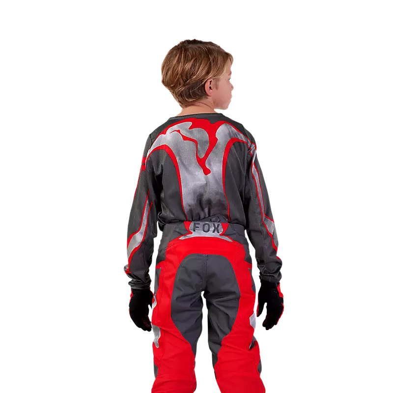 FOX Pantalon Moto Niño 180 Atlas Gris/Rojo - Rideshop