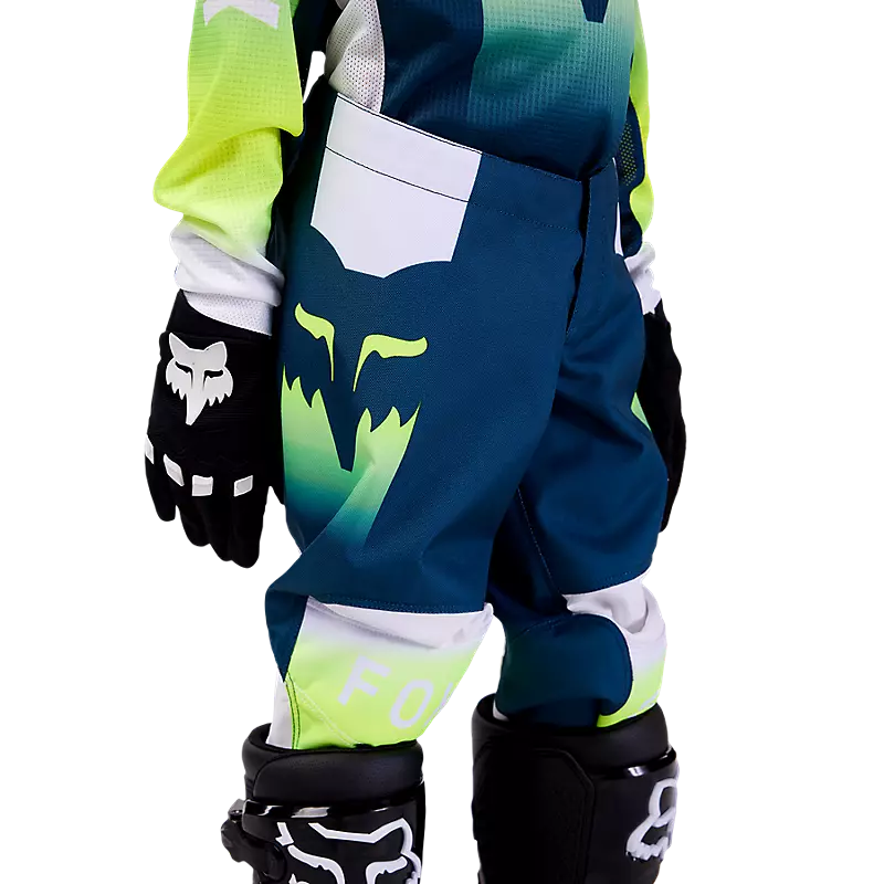 FOX Pantalon Moto Infantil 180 Flora Azul Petroleo - Rideshop