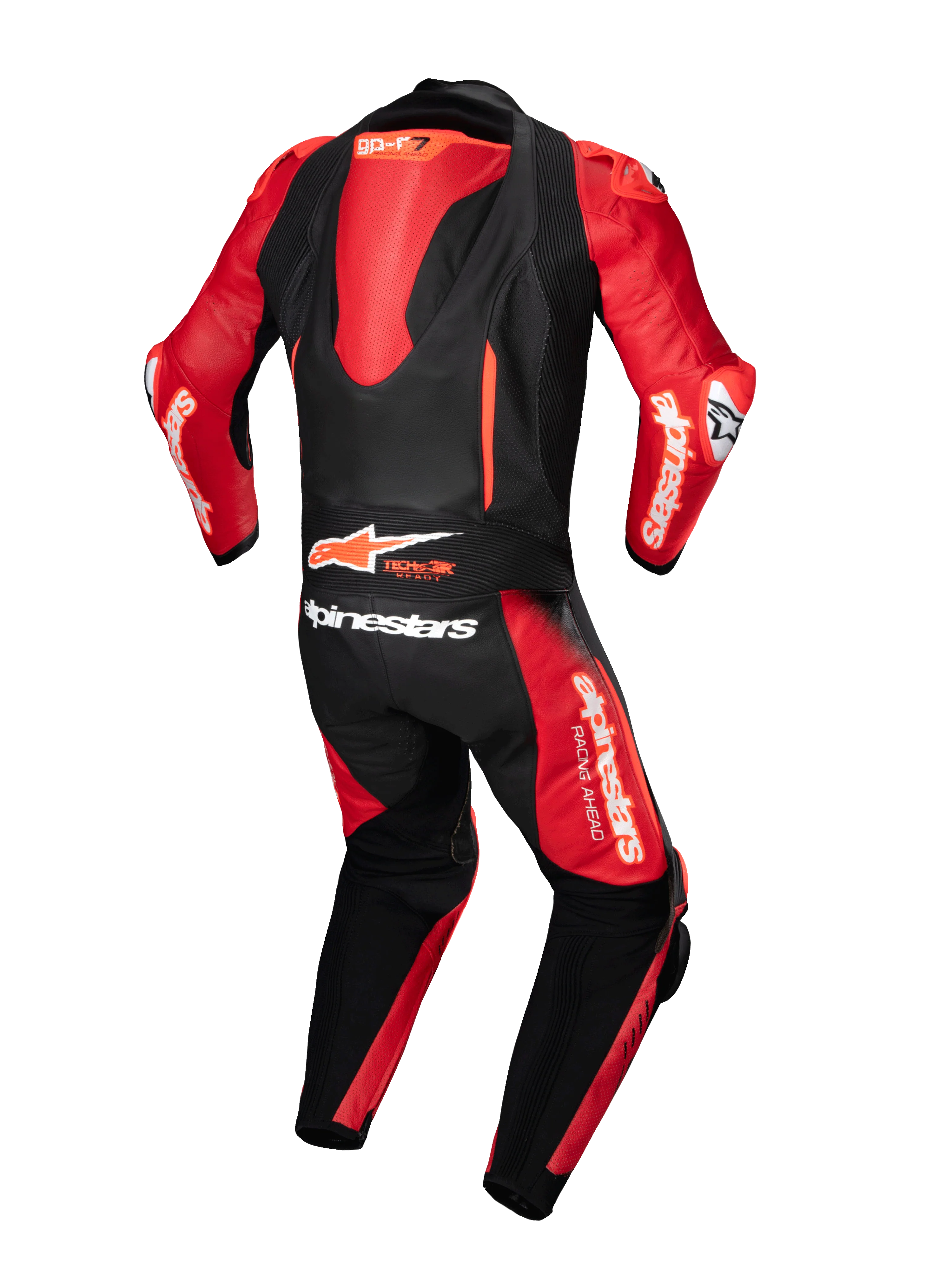 Traje Cuero Moto Competición Alpinestars GP-R7 Negro Rojo