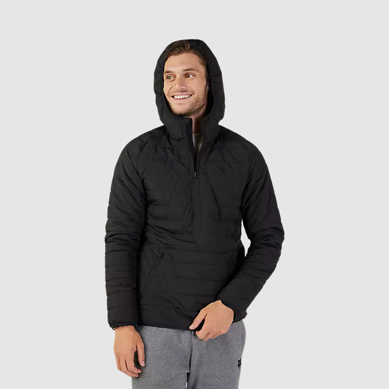 Chaqueta Lifestyle Anorak Howell Hooded Puffy Negro Fox - Rideshop