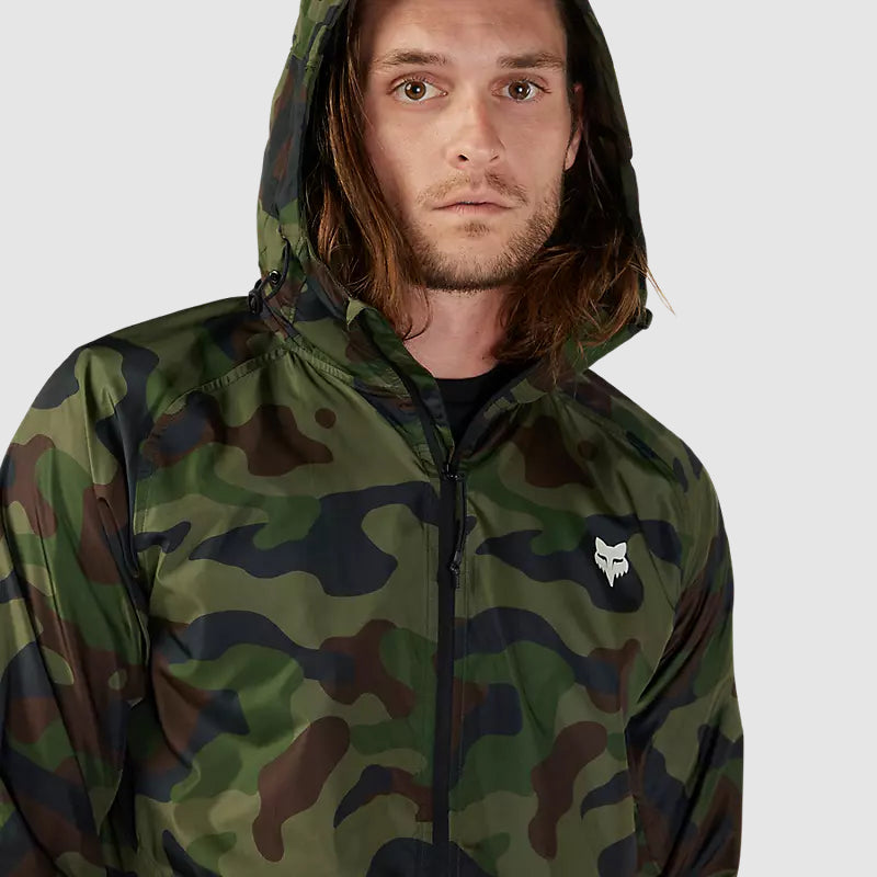 Chaqueta Lifestyle Cortavientos Fox Head Camo Verde Fox - Rideshop