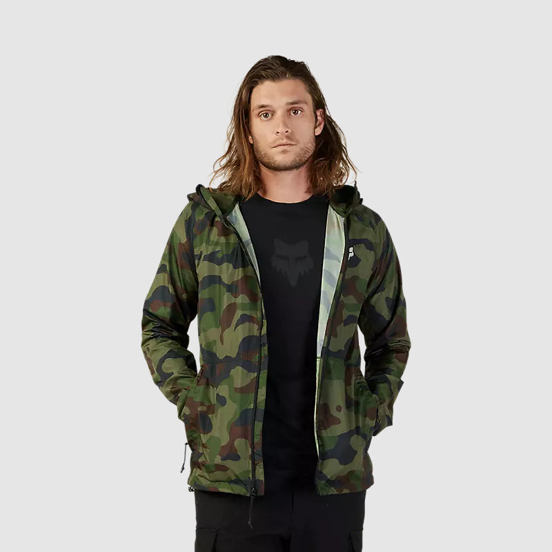 Chaqueta Lifestyle Cortavientos Fox Head Camo Verde Fox - Rideshop