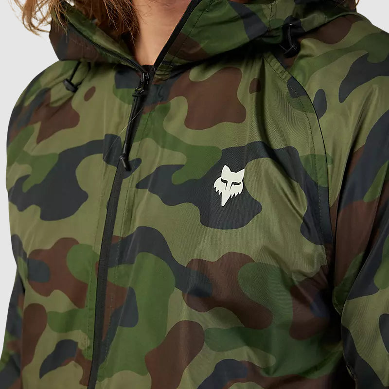 Chaqueta Lifestyle Cortavientos Fox Head Camo Verde Fox - Rideshop