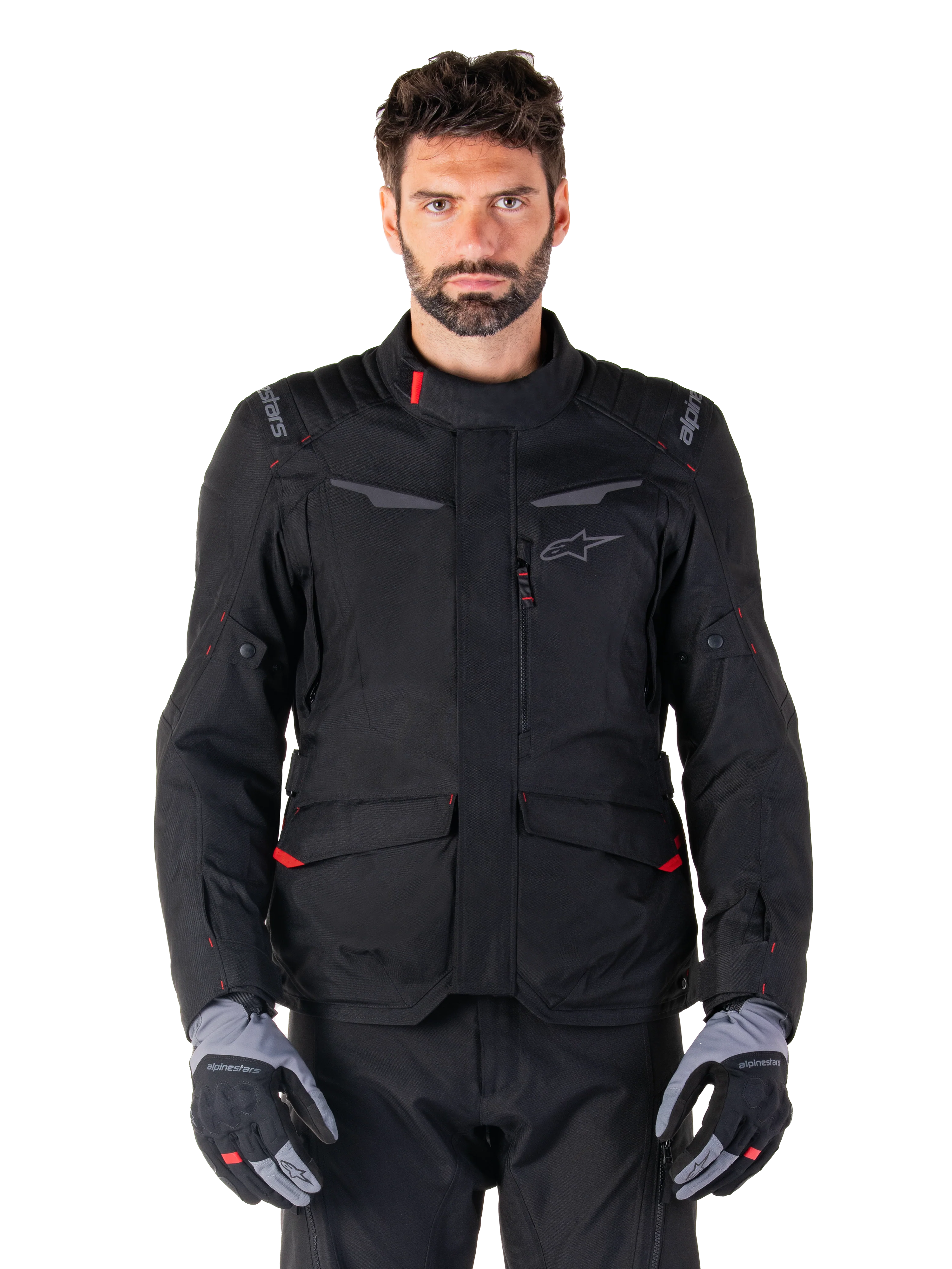 Chaqueta Moto Alpinestars ST-1 Impermeable Negro