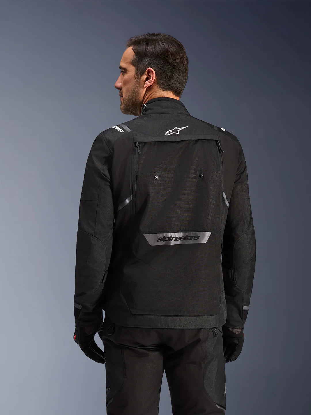 Chaqueta Moto Alpinestars Cusco Drystar Negro
