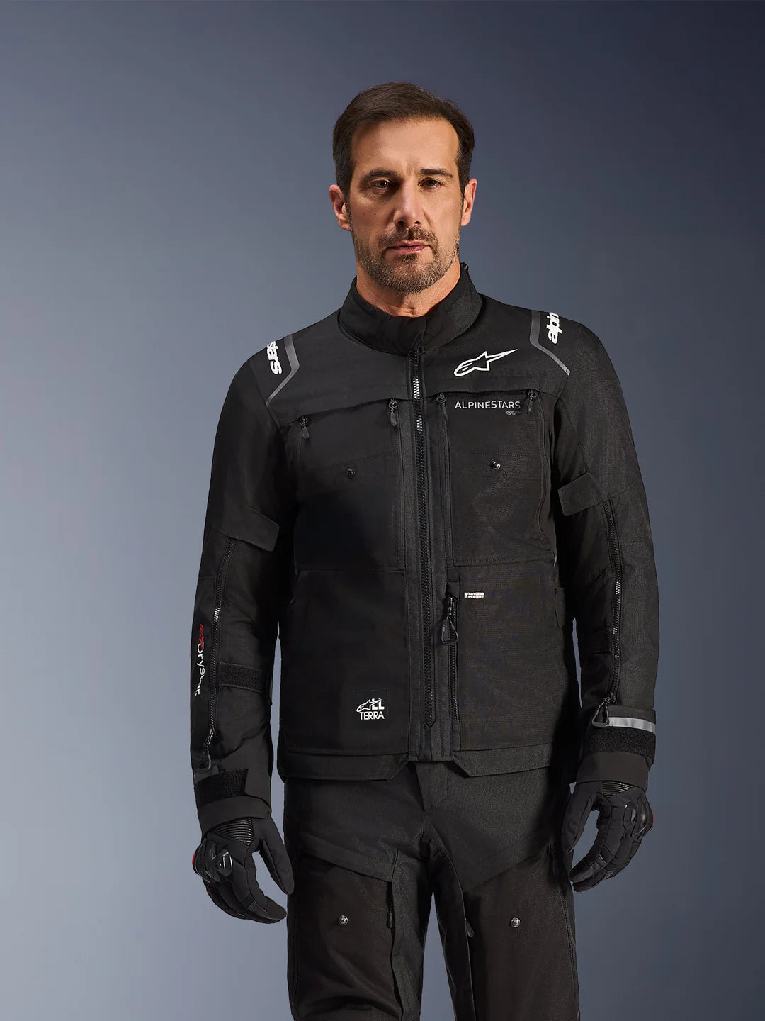 Chaqueta Moto Alpinestars Cusco Drystar Negro