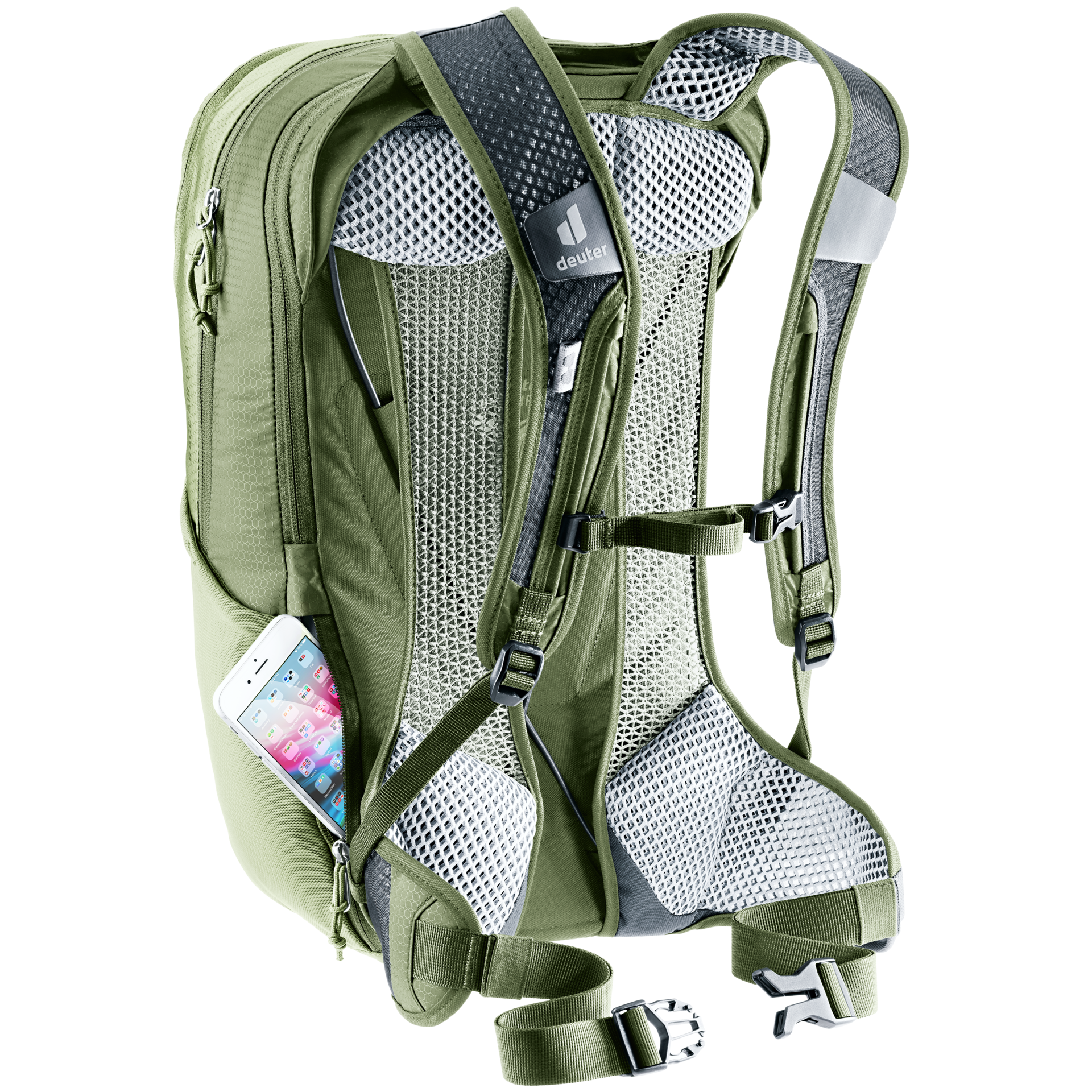 Mochila Deuter Race Air 14+3 Mineral Grove