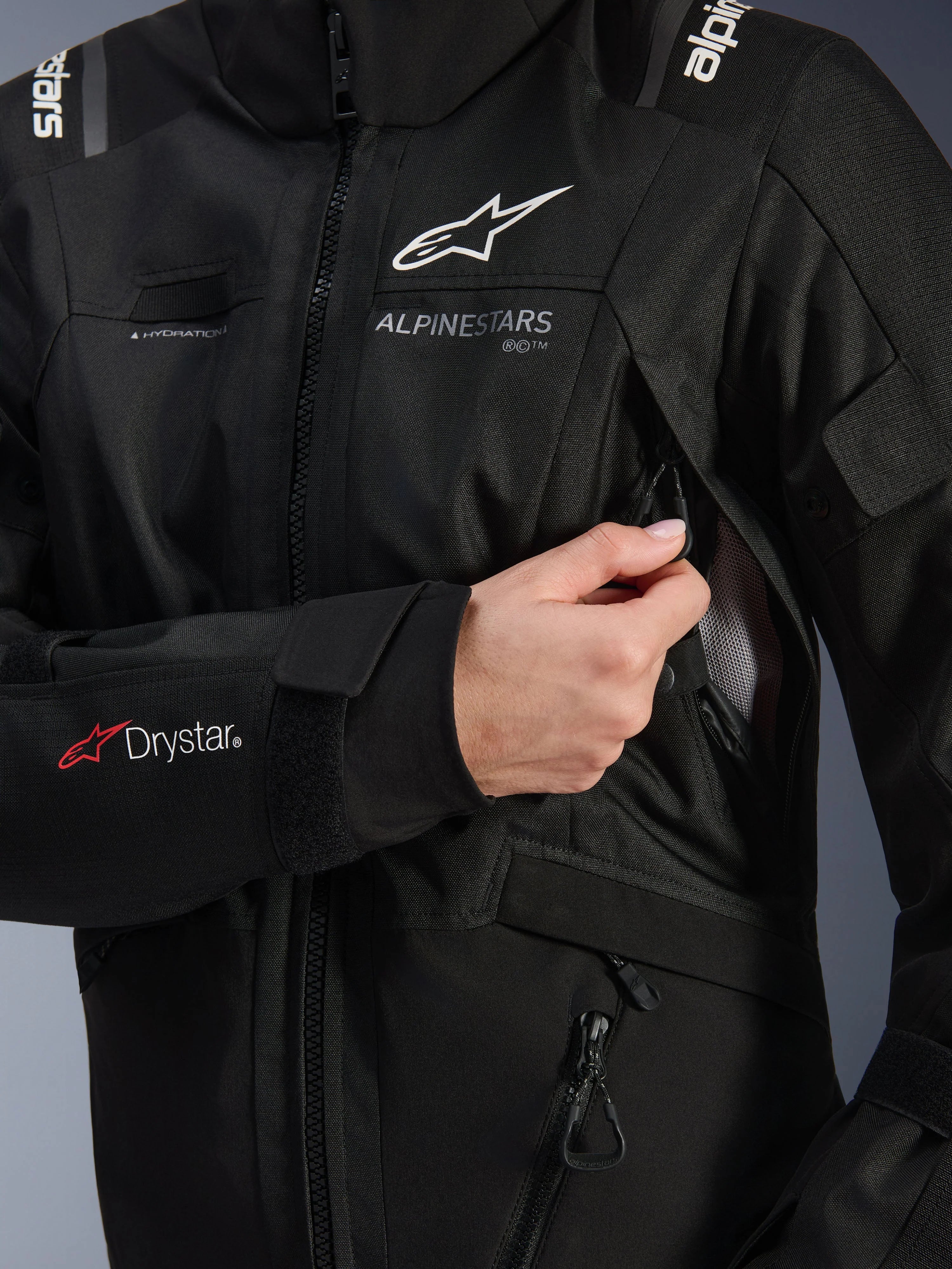 Chaqueta Impermeable Alpinestars Andes V4 Drystar Negro
