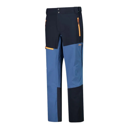 Pantalón Impermeable CMP Hombre Unlimitech 3-Layer Black/Blue