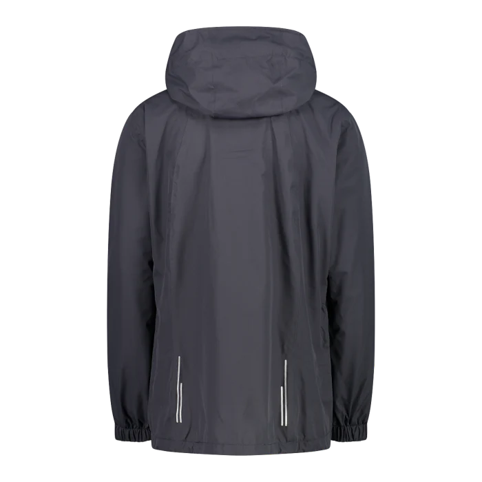 Chaqueta Mujer Impermeable con Gorro Desmontable Campagnolo Antracita