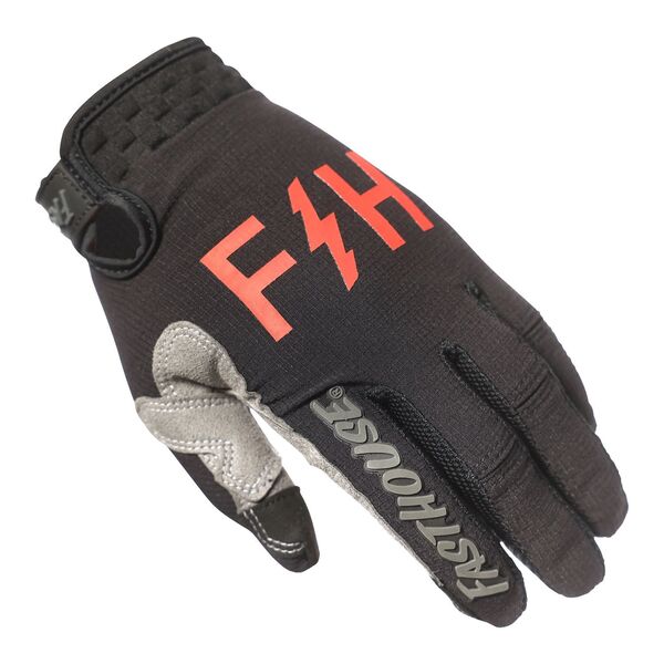 Guantes Fasthouse Speed Style Akin Negro Rojo