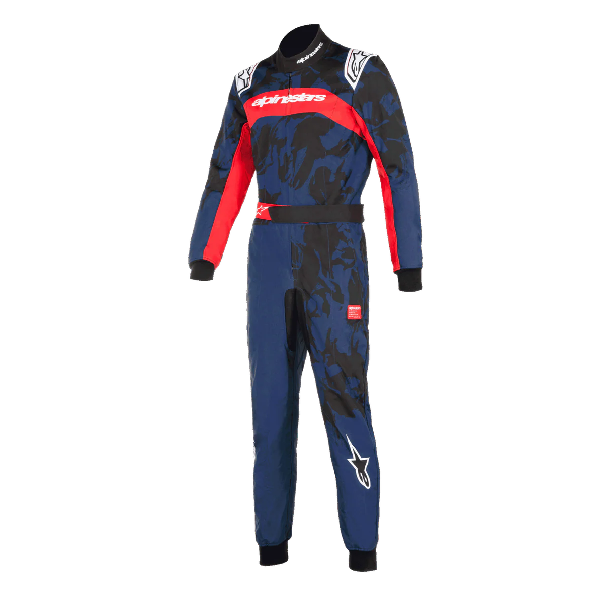 Buzo Karting Alpinestars Kmx-9 V3 Graphic 5 Azul Rojo