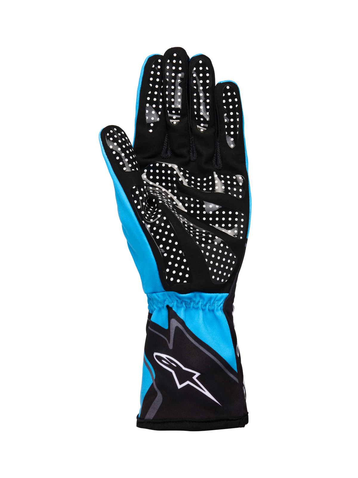 Guantes Karting Alpinestars Race V2 Graphic 1 Celeste/Negro