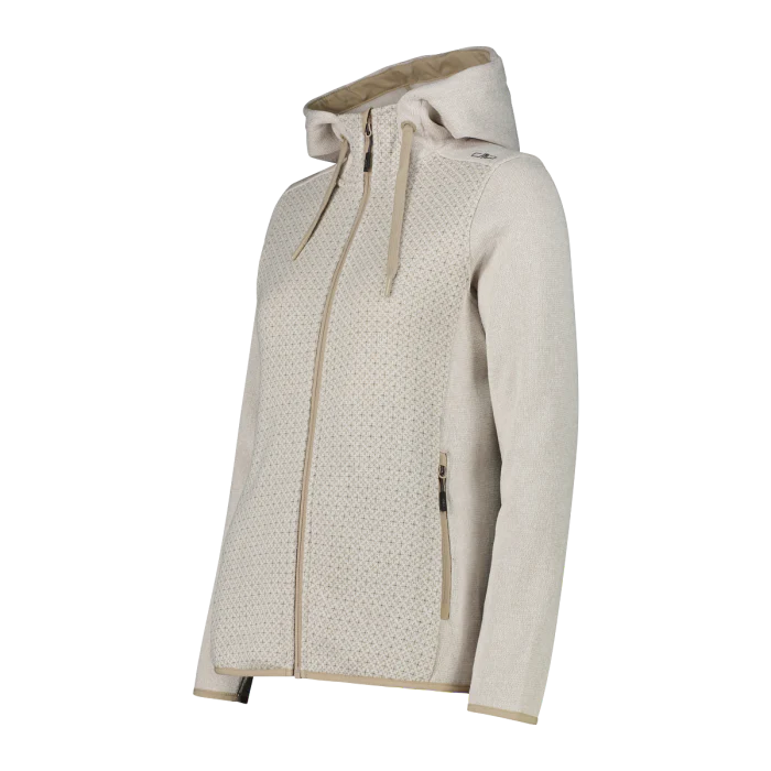 Polar Mujer Hooded Knit Tech Campagnolo