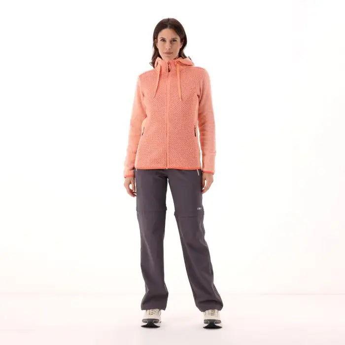 Polar Mujer Hooded Knit Tech Campagnolo