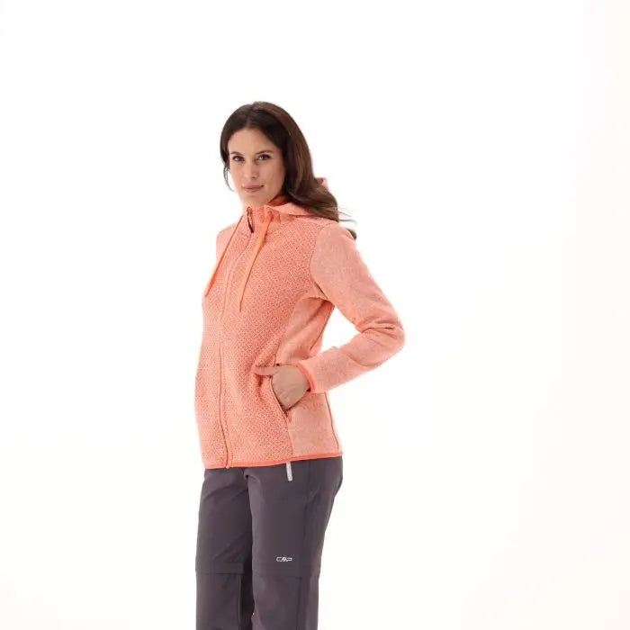 Polar Mujer Hooded Knit Tech Campagnolo