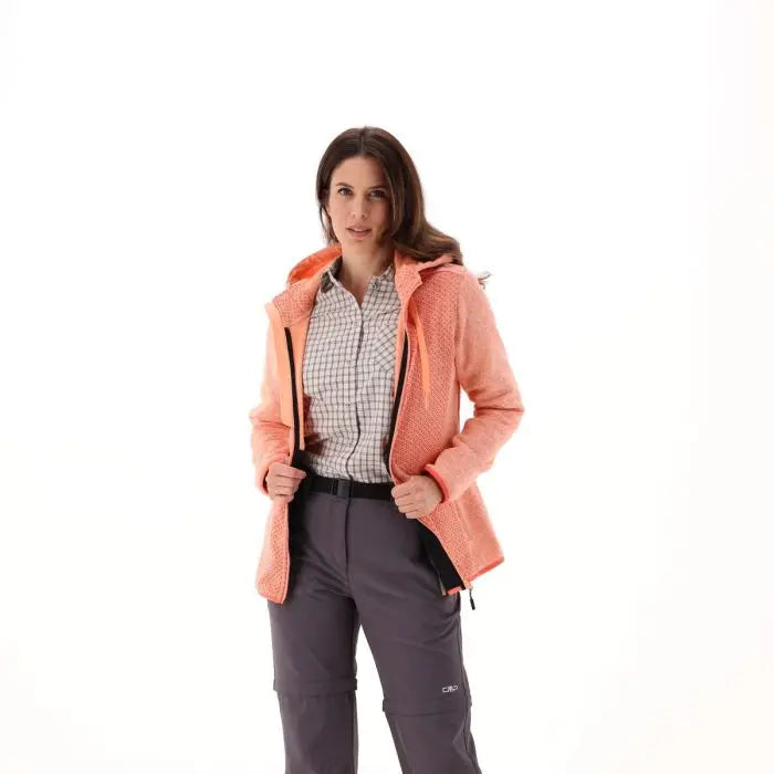 Polar Mujer Hooded Knit Tech Campagnolo