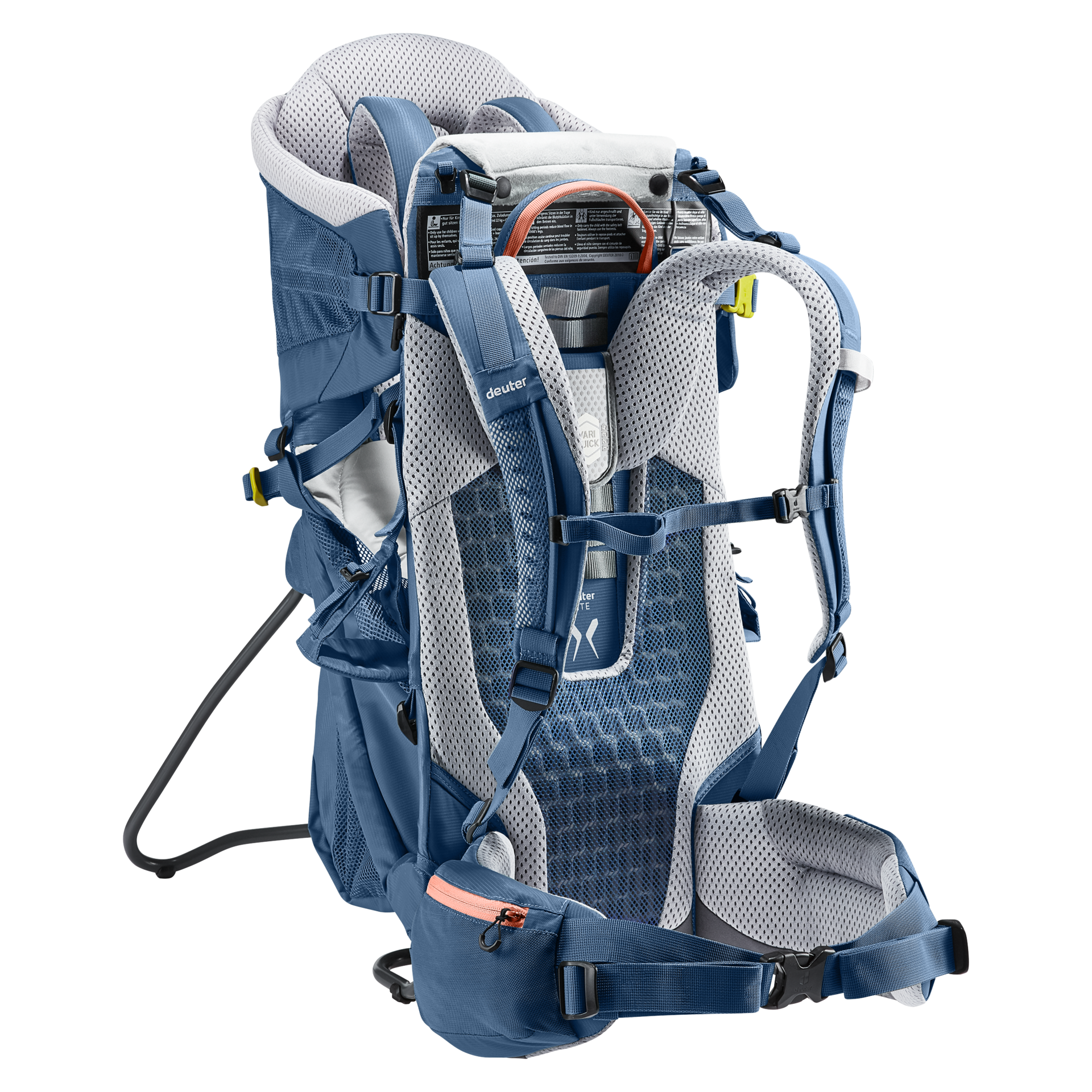Mochila Porta Niños Deuter Kid Comfort Active Midnight + TECHO