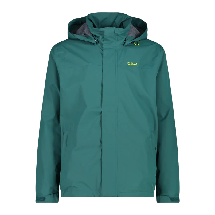 Chaqueta Hombre Impermeable Snaps Hood Campagnolo Lichen