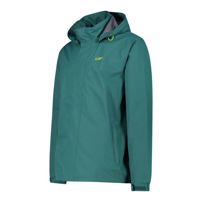 Chaqueta Hombre Impermeable Snaps Hood Campagnolo Lichen