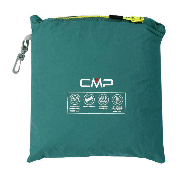 Chaqueta Hombre Impermeable Snaps Hood Campagnolo Lichen