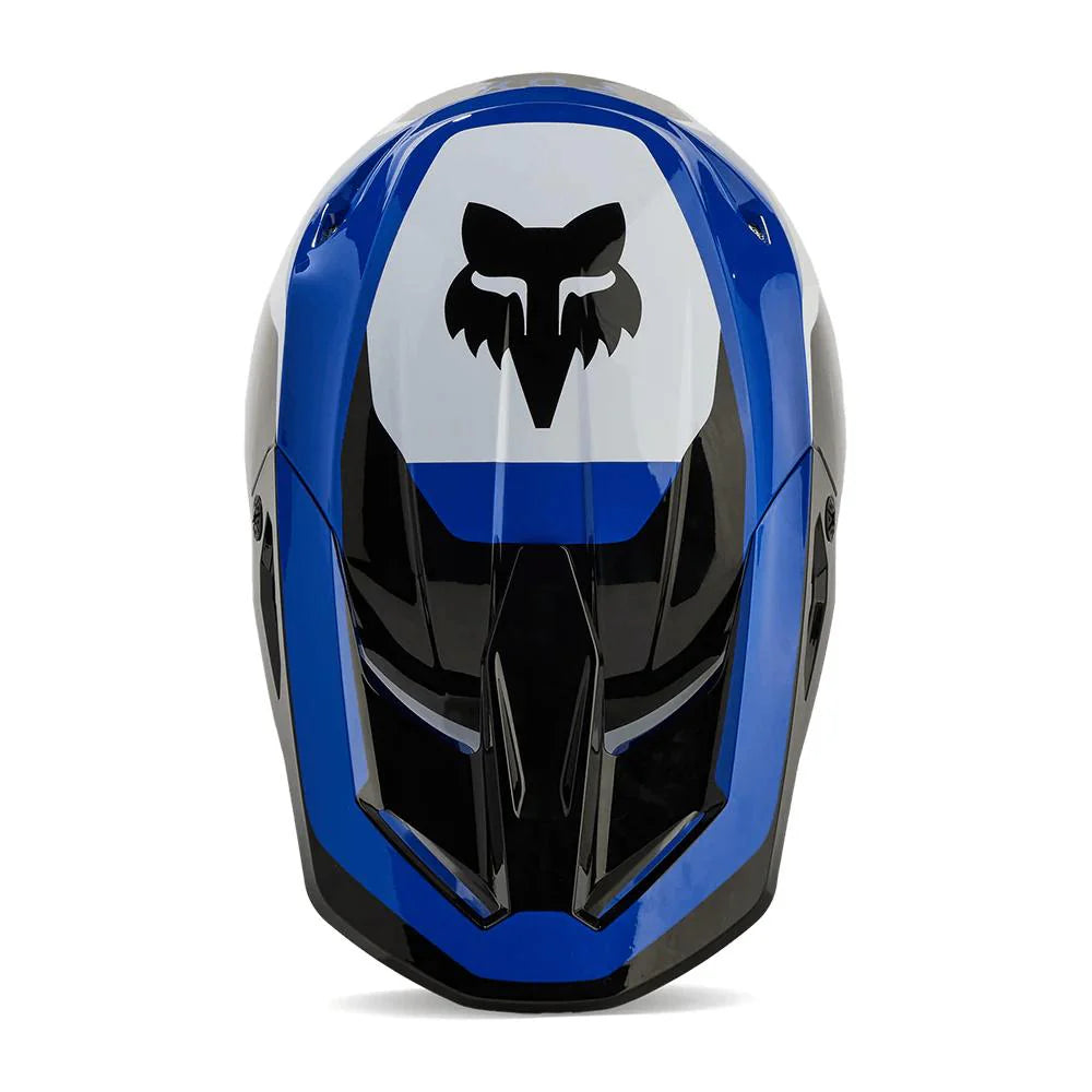 Casco Moto Fox Niño V1 Nitro Azul