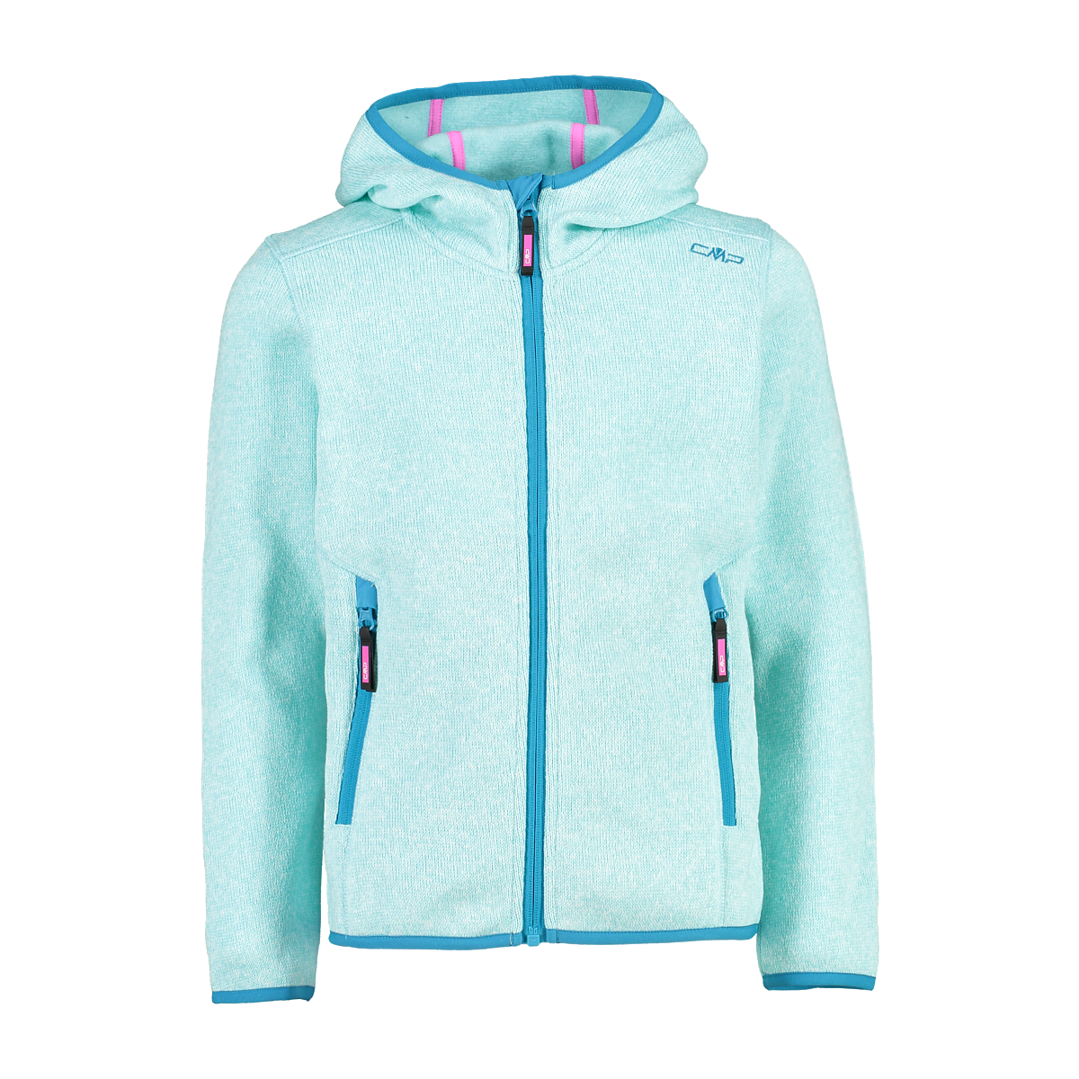Polar Niña Mélange Knit-Tech Hooded Heavy