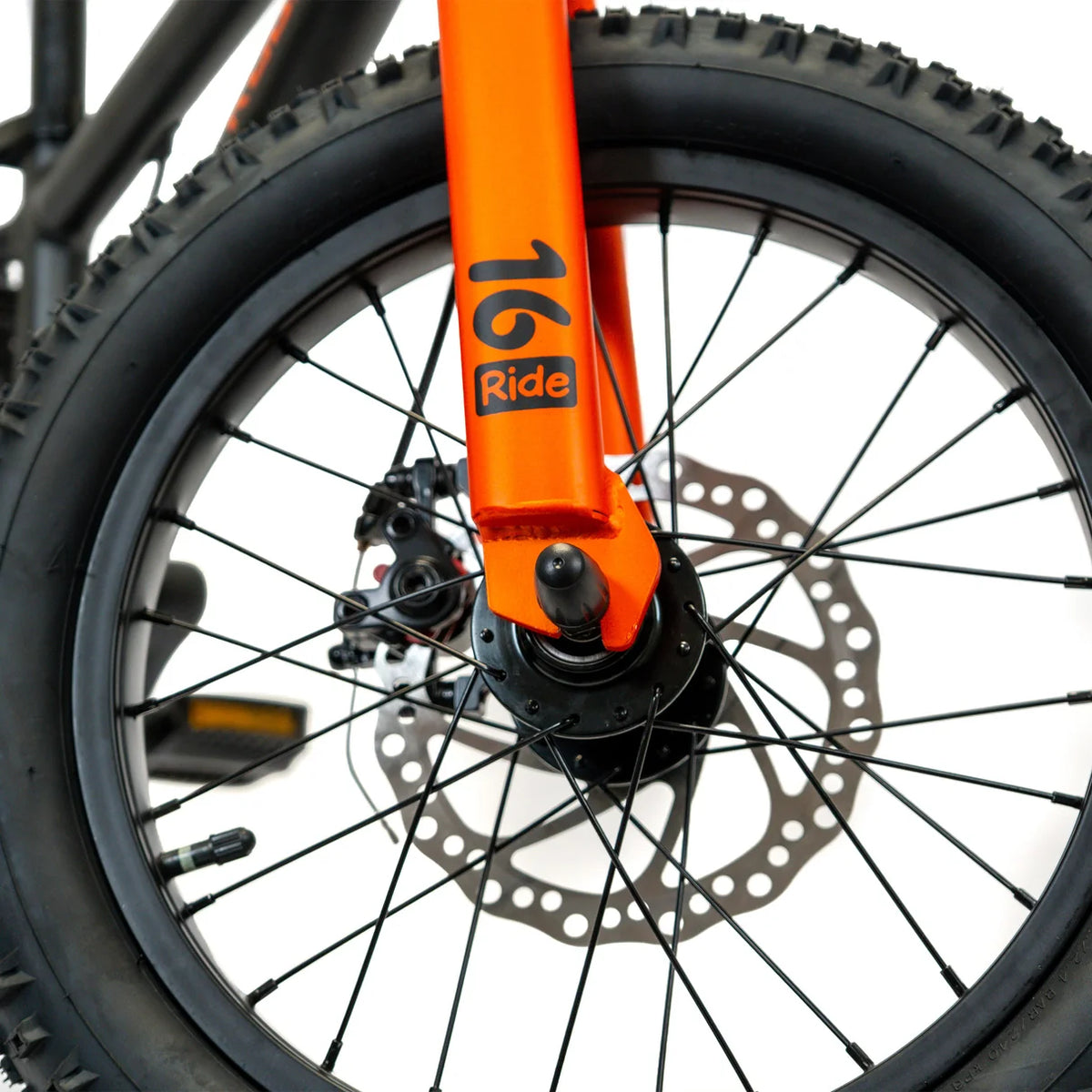 Bicicleta Niño Kugan Rocket Ride 16 Black Orange