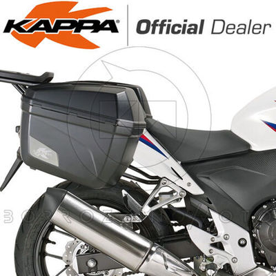 Kappa Pack Maletas Laterales 22 Lt - Black - Rideshop