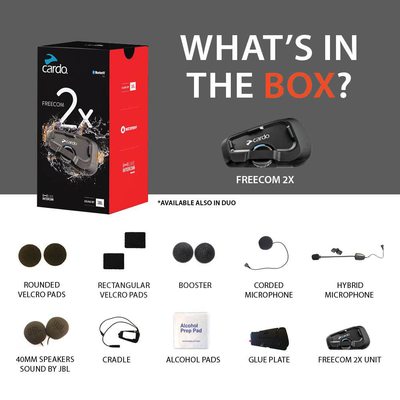 Cardo Freecom 2X Intercomunicador Motos - Rideshop