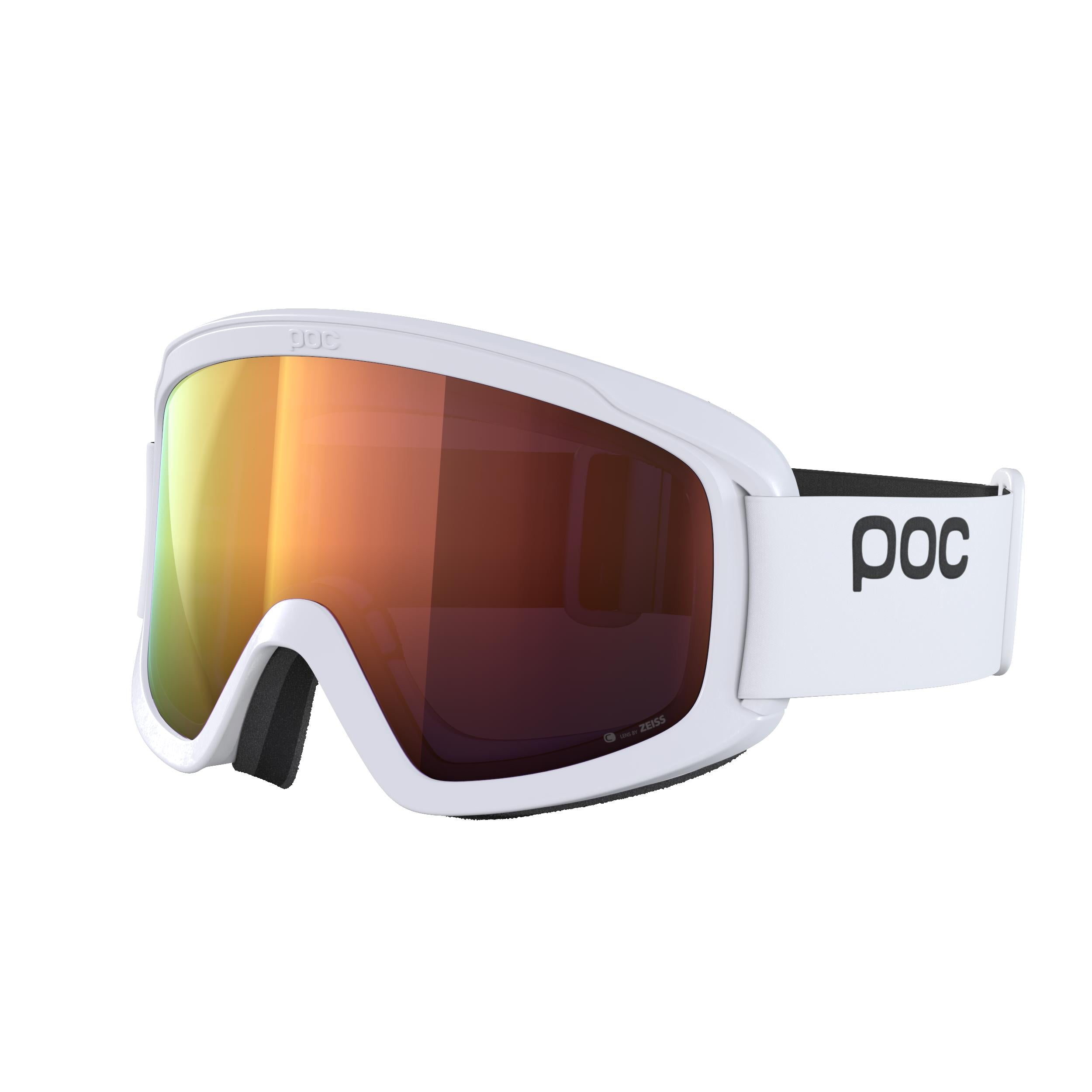 Poc Antiparras Opsin Hydrogen White/Partly Sunny Orange - Rideshop