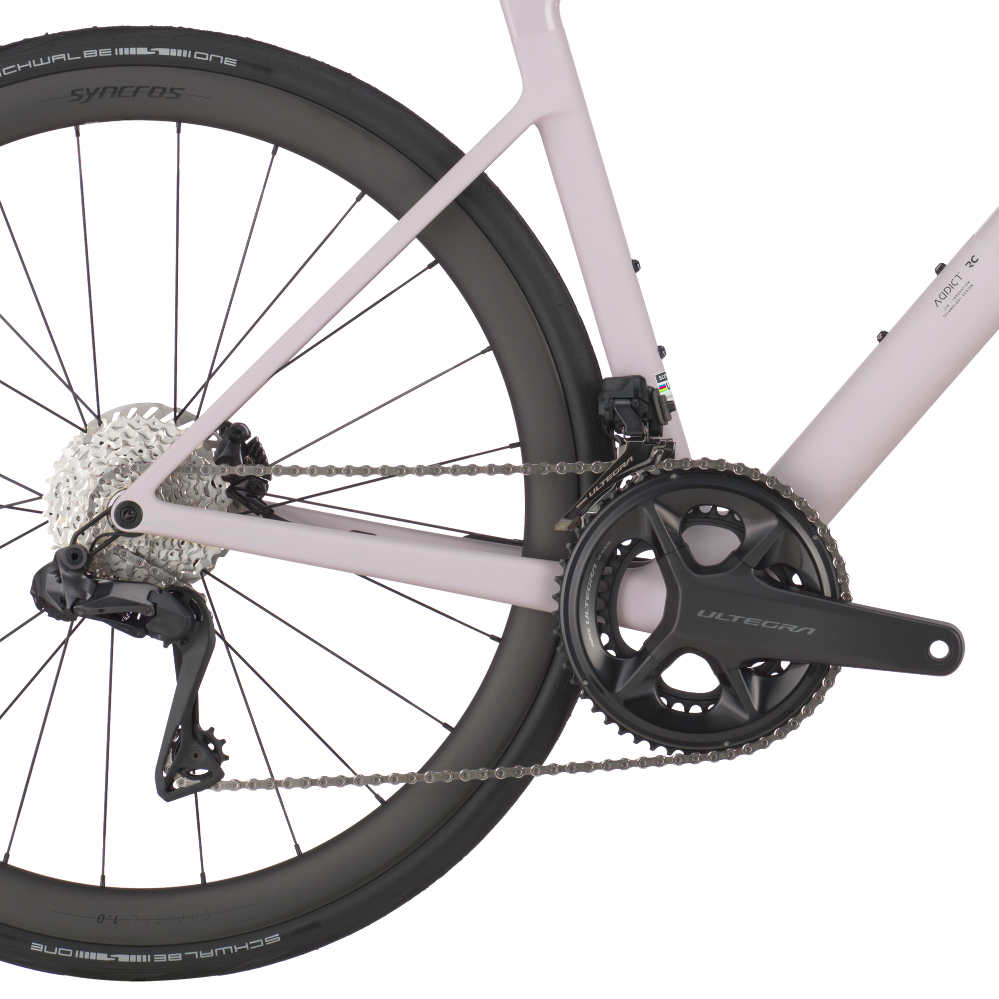 Bicicleta Ruta Scott Addict RC 20 Hushed Pink