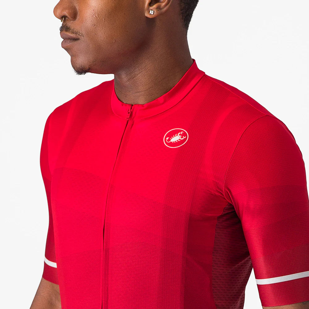 Jersey Castelli Orizzonte Rojo