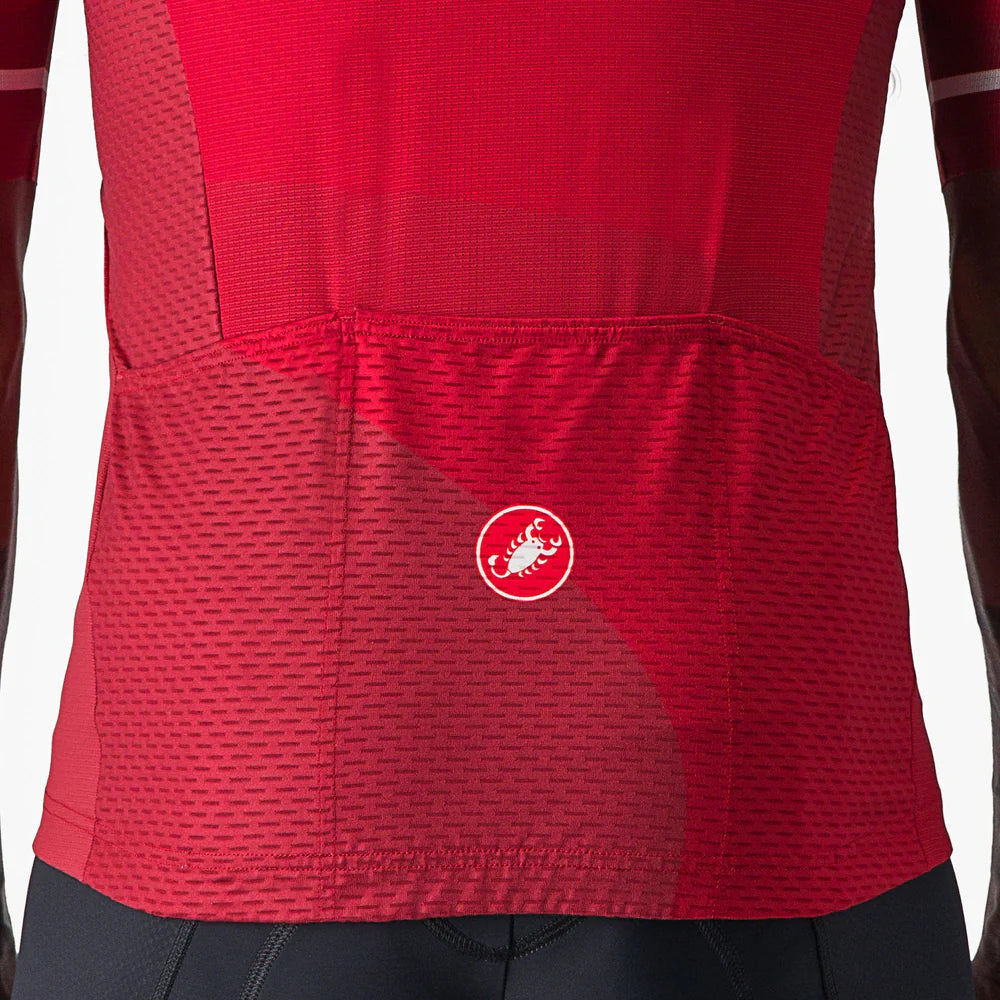 Jersey Castelli Orizzonte Rojo
