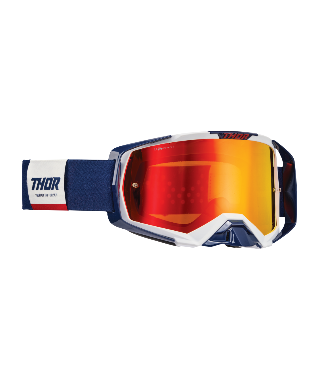 Antiparras para Moto Activate Azul Blanco Thor - Rideshop