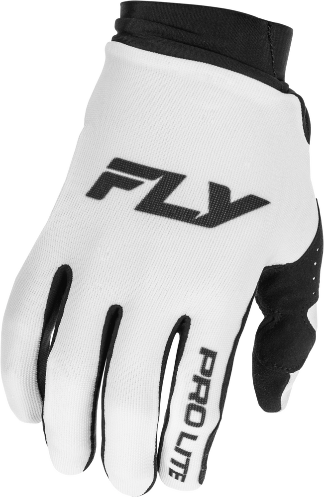 GUANTES FLY RACING PRO LITE WHITE/BLACK