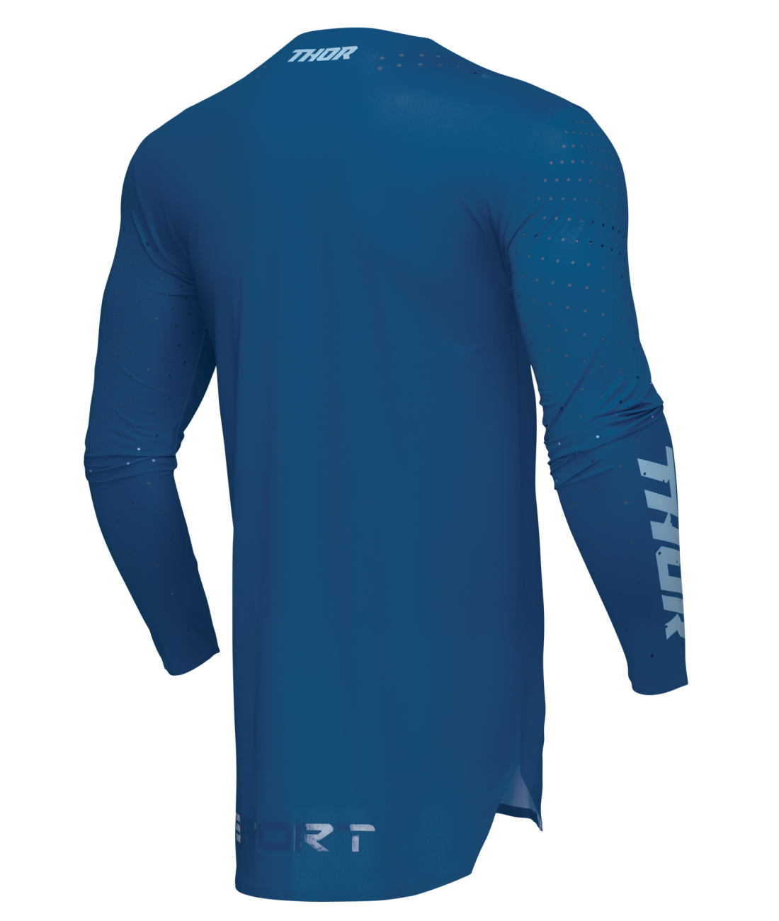 Polera Moto Thor Sportmode Brave Azul