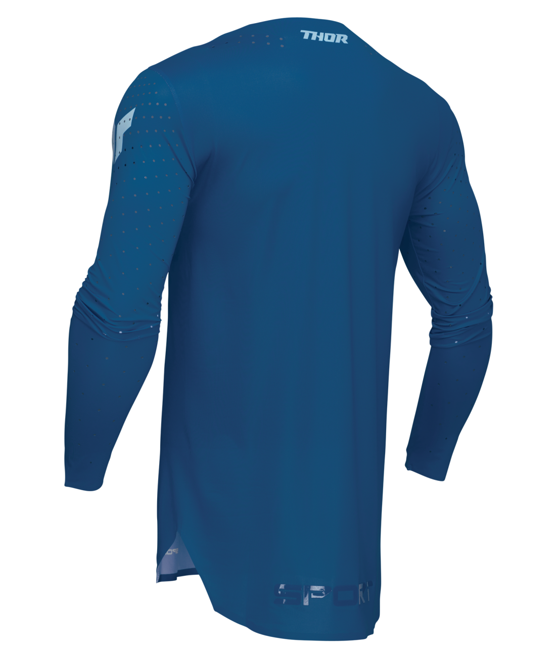 Polera Moto Thor Sportmode Brave Azul