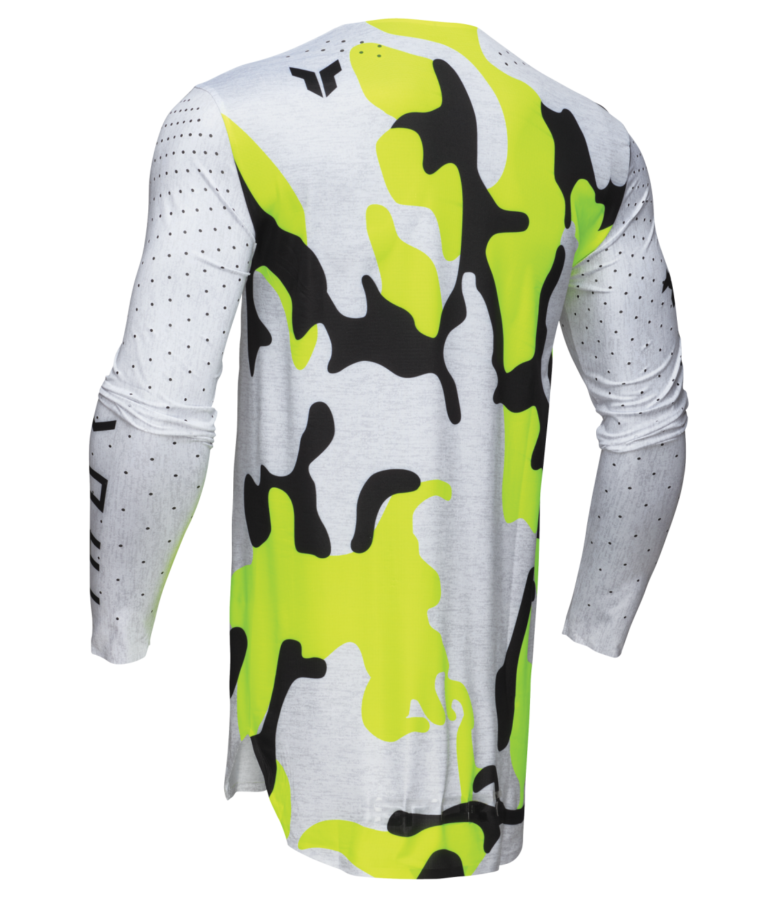 Polera Moto Thor Sportmode Riot Blanco/Amarillo