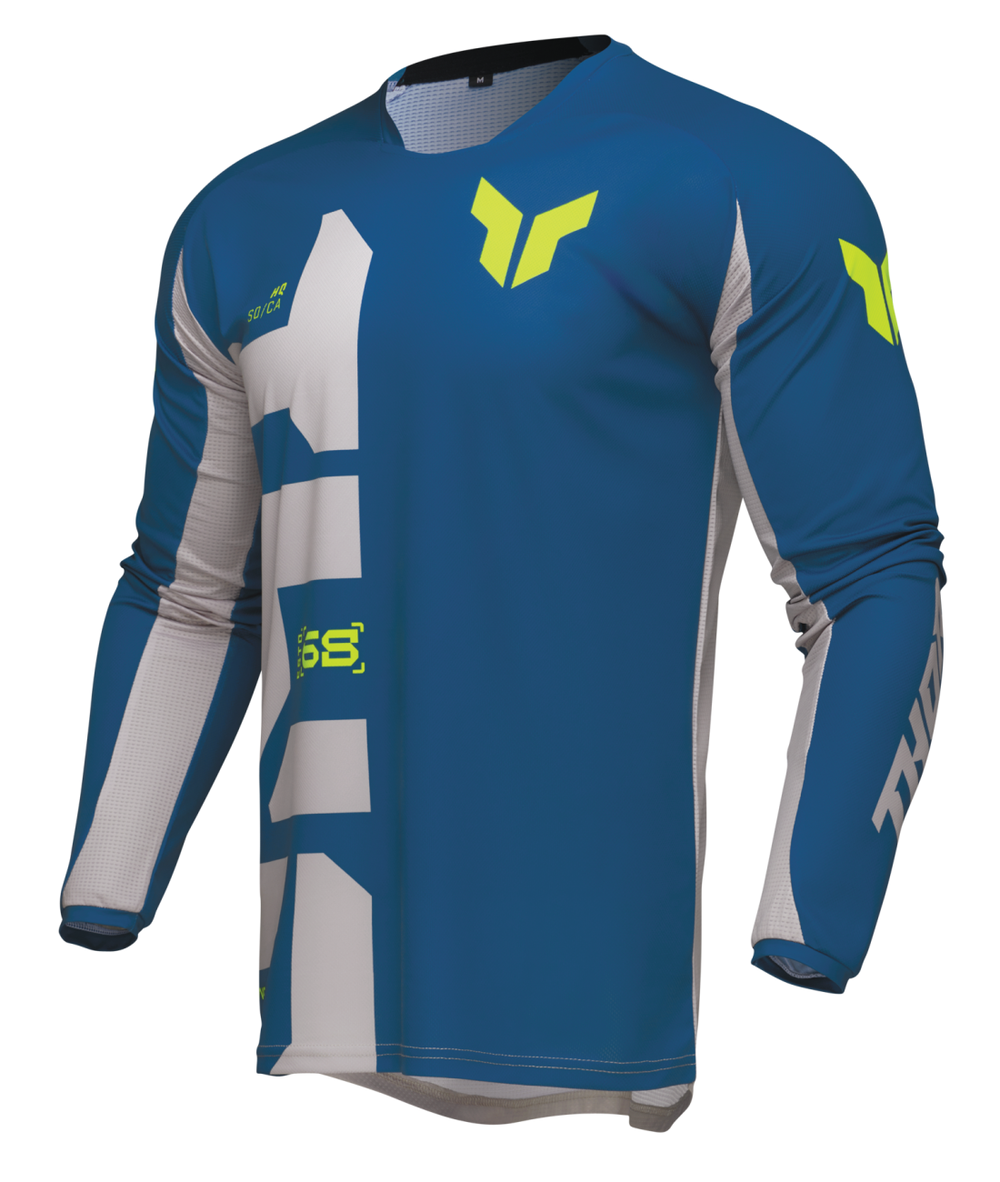 Polera Moto Thor Launchmode Forge Azul