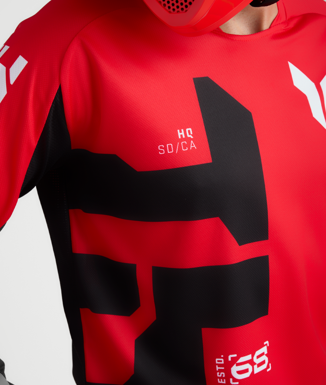 Polera Moto Thor Launchmode Forge Rojo