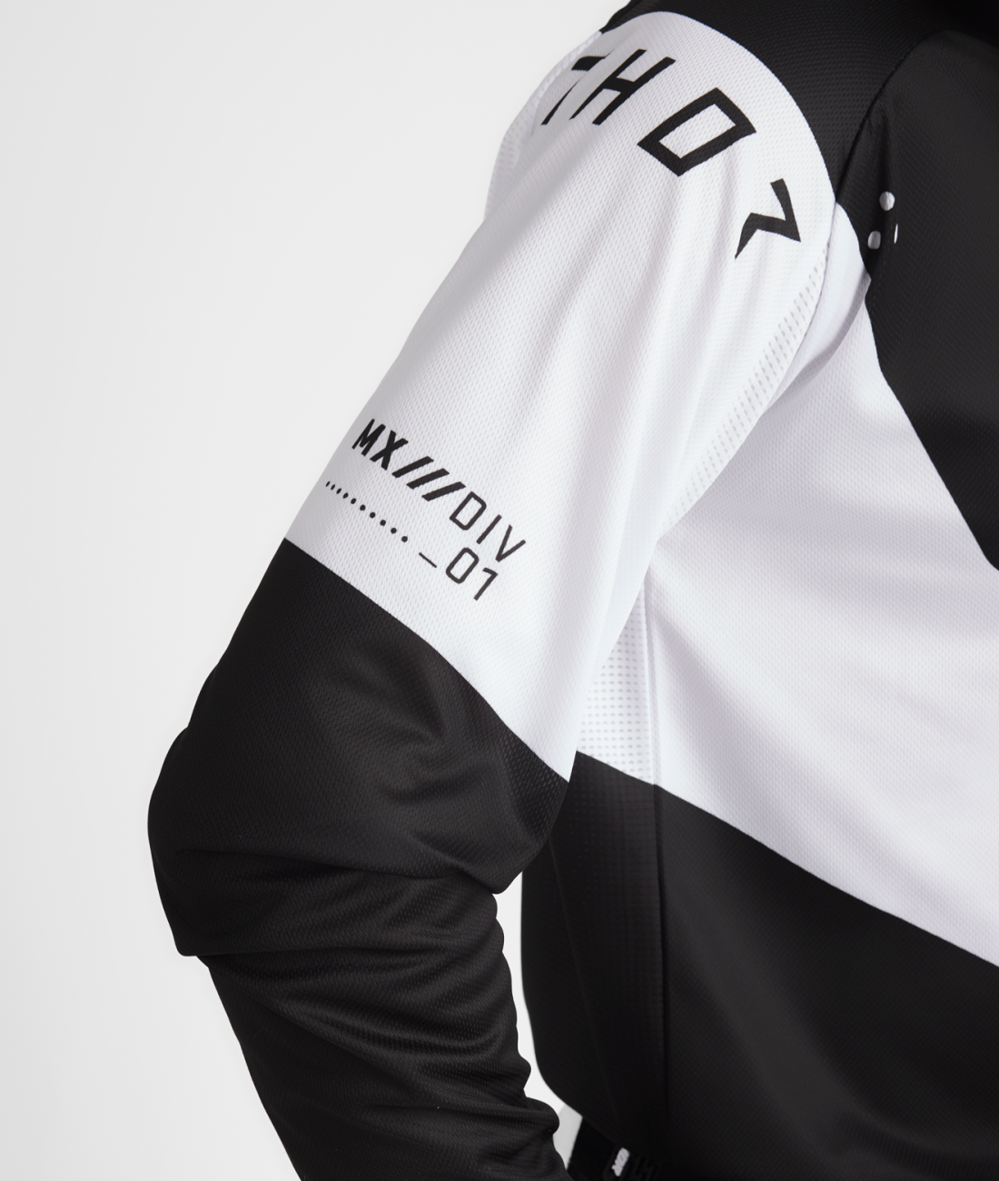 Polera Moto Thor Launchmode Storm Negro