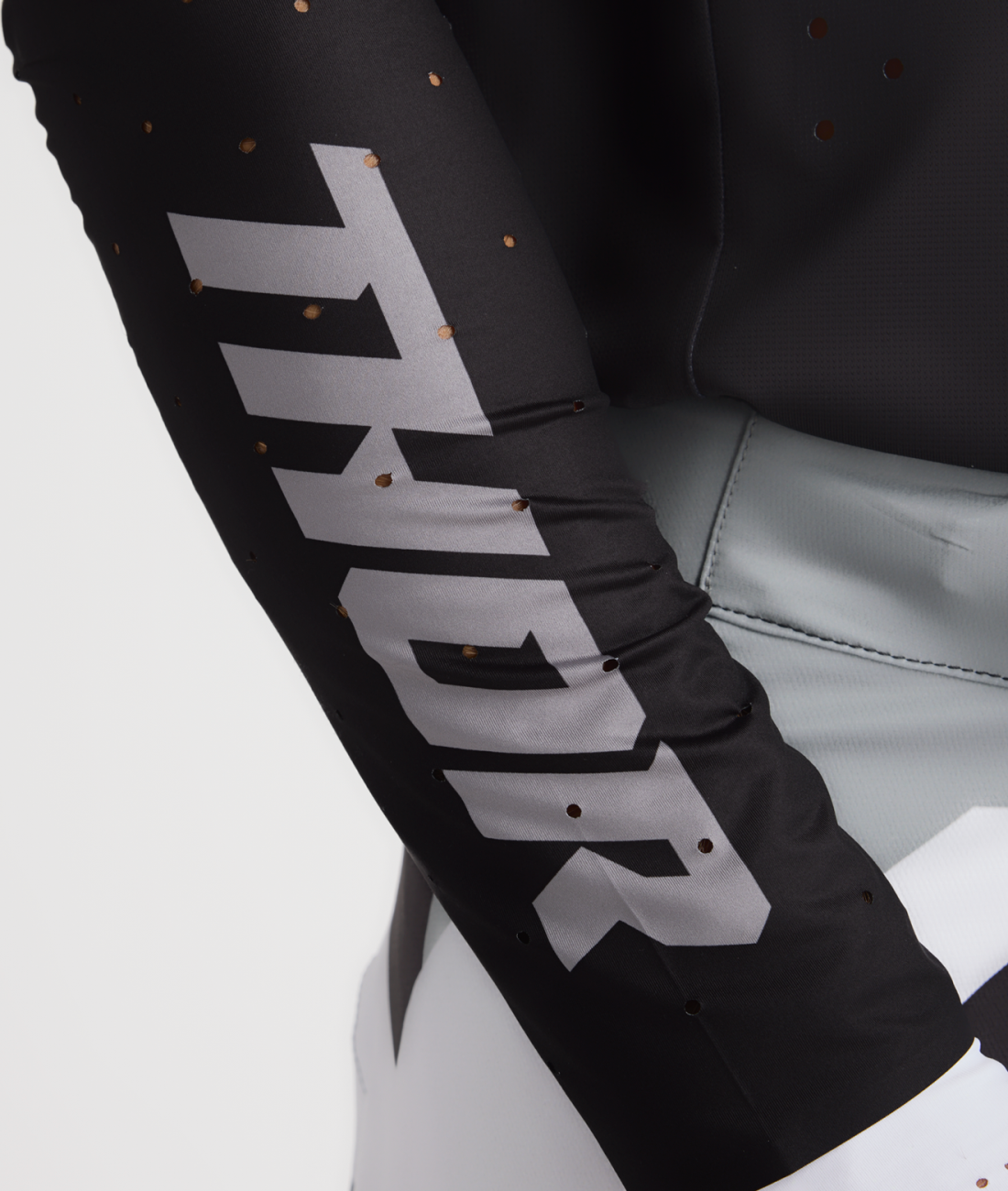 Polera Moto Thor Sportmode Brave Negro