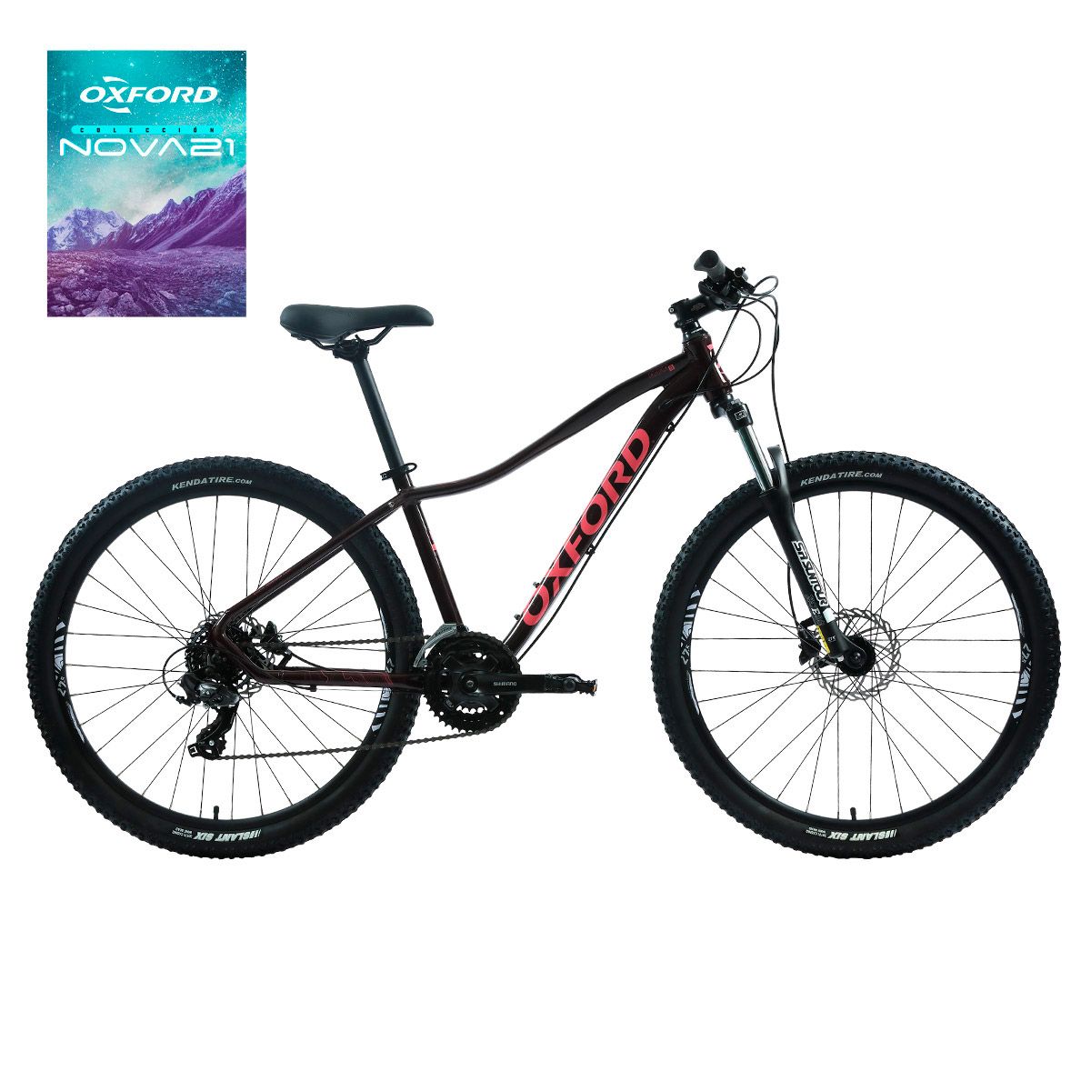 Oxford Bicicleta Aro 29 Aura 5 Burdeo - Rideshop